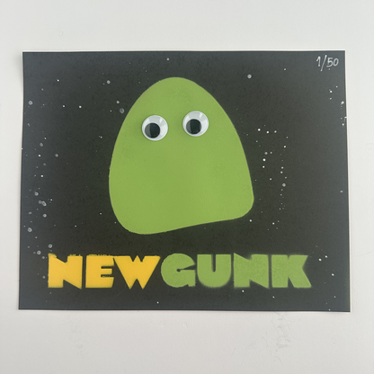 Gunk Monk Print 8x10